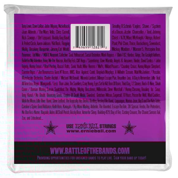 Ernie Ball 2821 Nickel Wound 5 corde Power Slinky 50-135