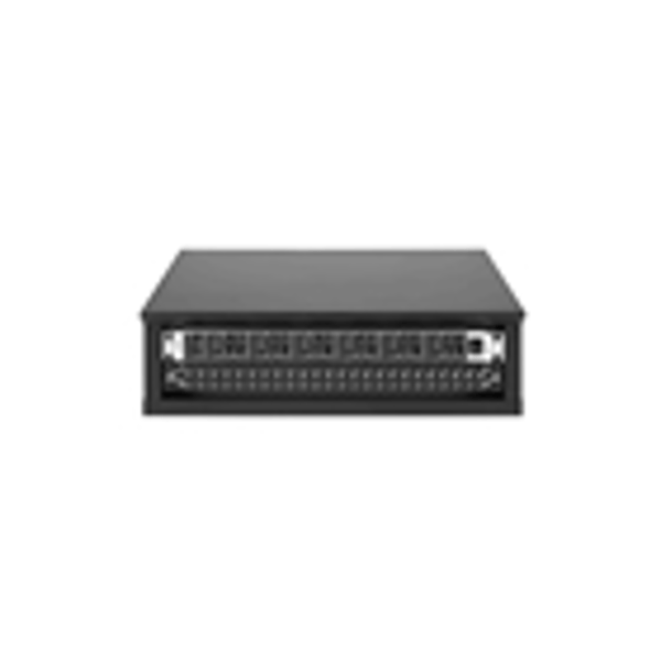Gator Frameworks GFW-ELITERK-2U-BLK Rack in legno 2U, colore nero standard<br>
