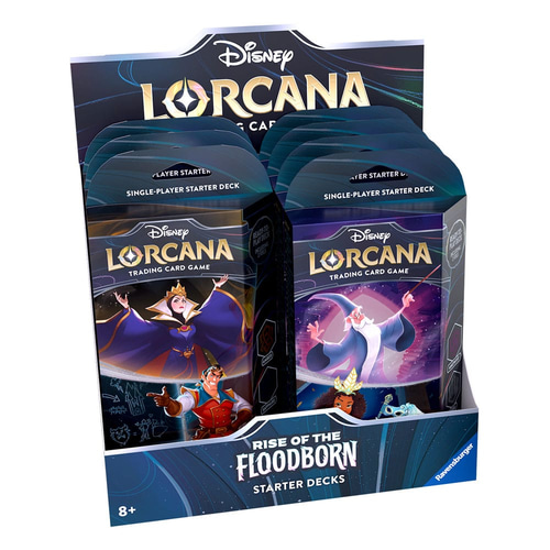 Disney Lorcana TCG présentoir decks de démarrage Rise of the Floodborn (8) *ANGLAIS*