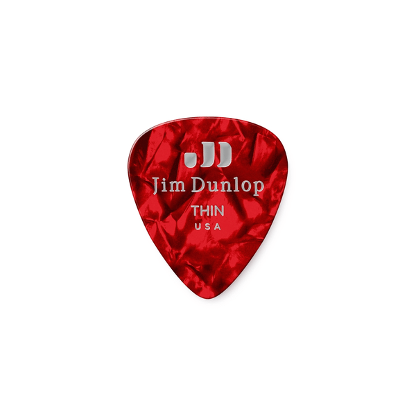 Dunlop 483P#09 Red Perloid - Thin