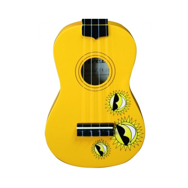 OLVEIRA UK20YW UKULELE CORDE PER BAMBINI MANICO IN LEGNO DURO / TASTIERA E PONTE IN PALISSANDRO / MECCANICHE CROMATE / COLORE YELLOW