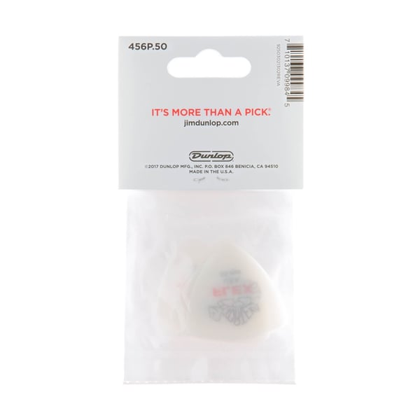 Dunlop 456P.50 Tortex Flex Triangle .50 mm Pack/6