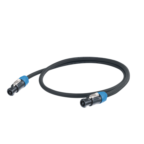 PROEL STAGE Cavo professionale per diffusori acustici passivi - 4 x 4 mm2 - con connessioni Speakon 4P Neutrik/NL4FC - HPC644 - NL4FC. Lunghezza: 0.5 metri. Colore disponibile: Nero. Altre lunghezze disponibili: visualizzare le specifiche tecniche