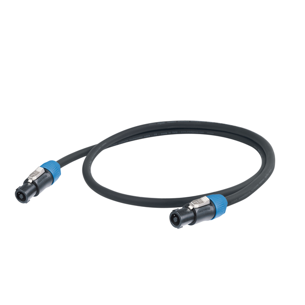 PROEL STAGE Cavo professionale per diffusori acustici passivi - sez. 4 x 4 mm2 - con connessioni Speakon 4P Neutrik/NL4FC - HPC644 - NL4FC. Lunghezza: 2 metri. Colore disponibile: Nero. Altre lunghezze disponibili: visualizzare le specifiche tecniche