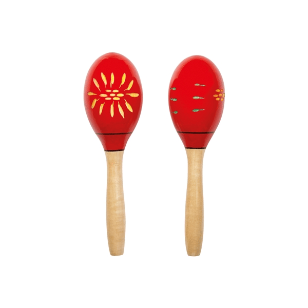 Eko Drums MAR 24 Maracas medie in legno - Rosso
