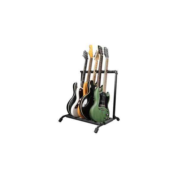 Gator Frameworks RI-GTR-RACK5 Supporto pieghevole per 5 chitarre<br>