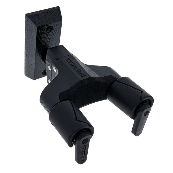 HERCULES IT HCGSP-38WBK+ SUPPORTO A MURO PER CHITARRA/BASSO, BASE IN LEGNO NERA