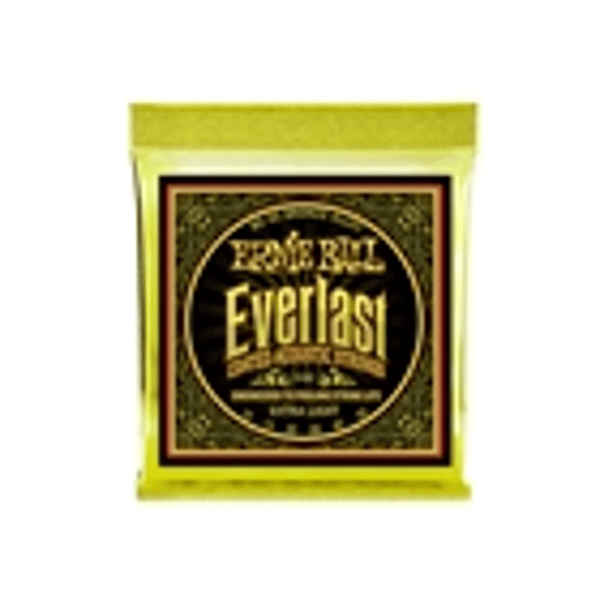 Ernie Ball 2560 Everlast Coated 80/20 Bronze Extra Light 10-50