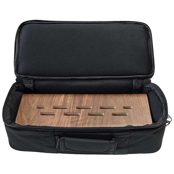 XVIVE F4+B4 FLOORBOARD PORTA PEDALI IN LEGNO DI NOCE PER PEDALINI SINGOLI FLOOR BOARD + BORSA ORIGINALE + ACCESSORI IN BUNDLE