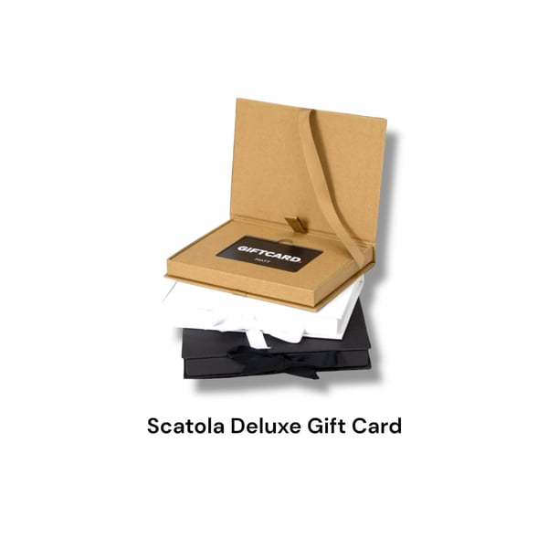 Scatola Deluxe Gift con Card personalizzata Scatola Deluxe Gift con Card personalizzata