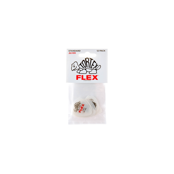 Dunlop 428P.50 Tortex Flex Standard .50 mm Pack/12