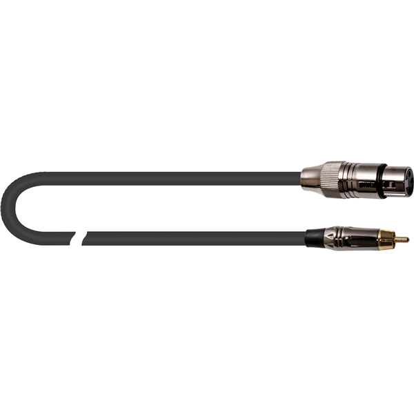 Quik Lok ITST/FRCA-1 XLR F/RCA 1mt