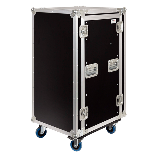 PROEL STAGE Custodia COMBO 19' 20U con portamixer 10U regolabile in altezza, profondità utile corpo 45 cm.