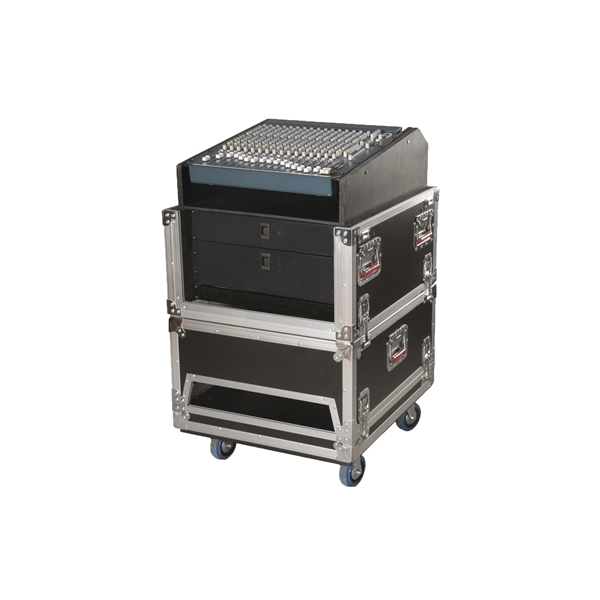 Gator Cases G-TOUR-GRC-1406 Flight Case 14U + 6U Road Console Rack
