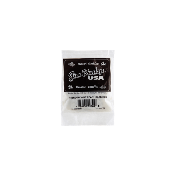 Dunlop 483R#04 White Perloid - Heavy