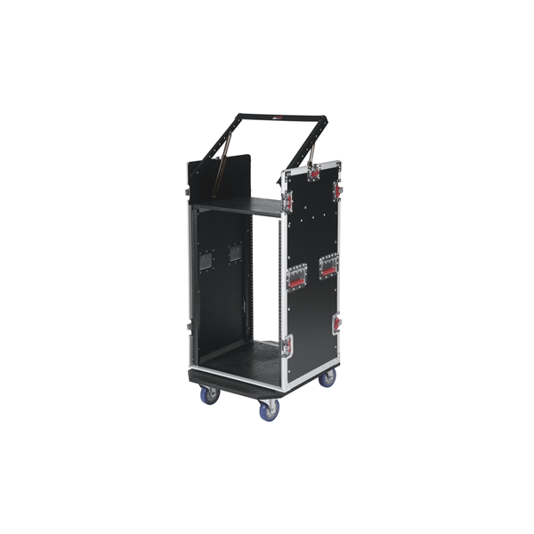 Gator Cases G-TOUR 10X16 PU Flight Case 10U + 16U Rack