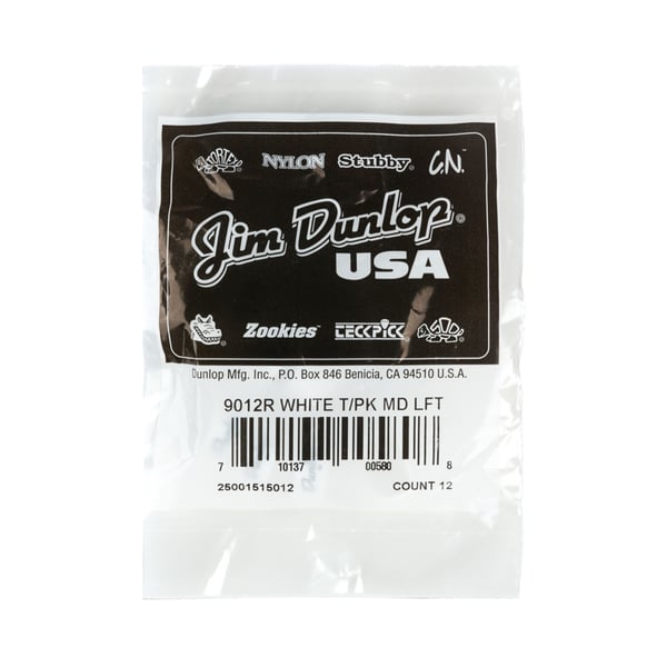 Dunlop 9012R THUMB MEDIUM LEFT - BAG 12 PLETTRI