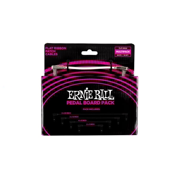 Ernie Ball Cavi patch piatti 6387 White Multi-pack