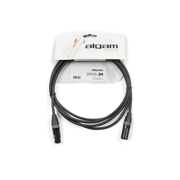 Algam Lighting DMX5-3M Cavo DMX 5 Poli 3 mt