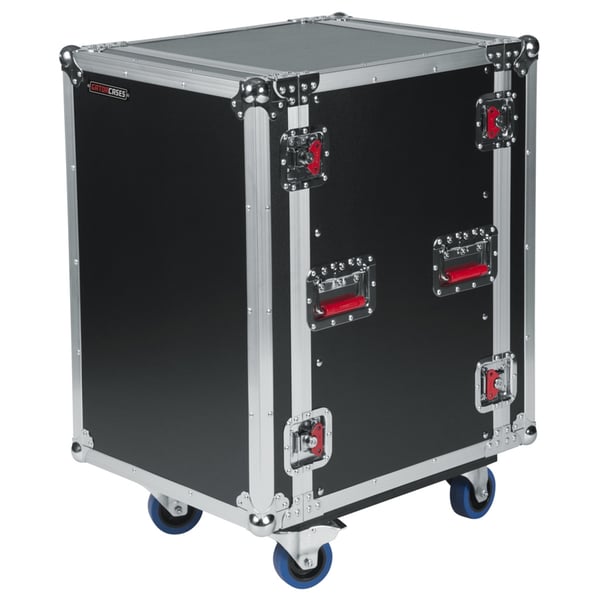 Gator Cases G-TOUR 16U CAST Flight Case ATA da 16U Rack con rotelle