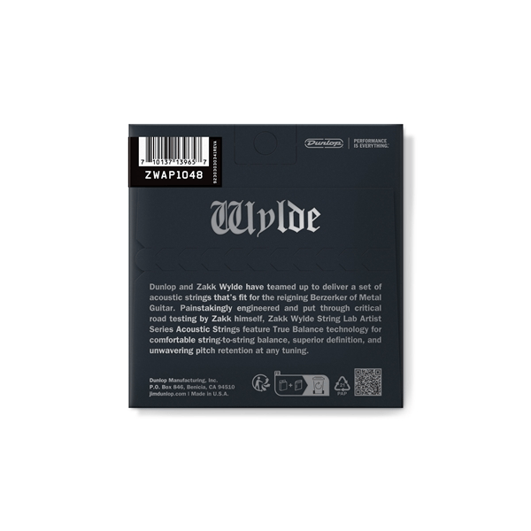 Dunlop ZWAP1048 Zakk Wylde Signature 10-48