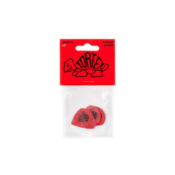 Dunlop 472PL3 Tortex Jazz III L3 Light Player's Pack