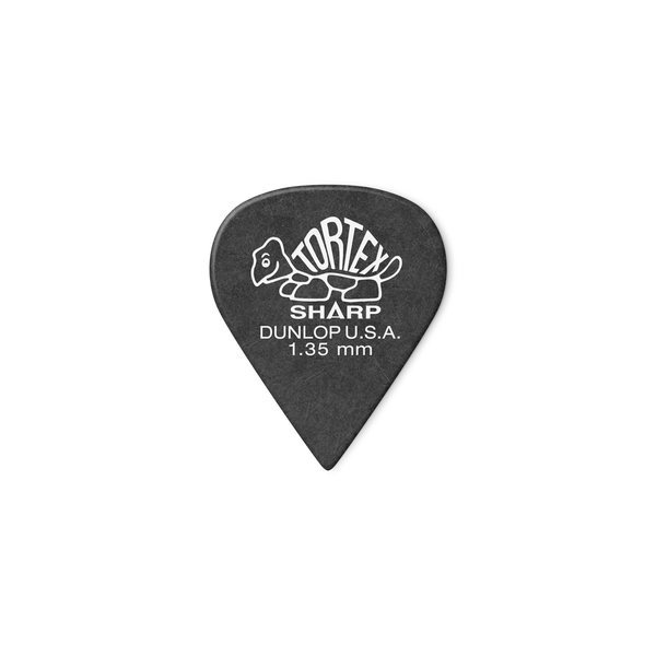 Dunlop 412P1.35 Tortex Sharp Black
