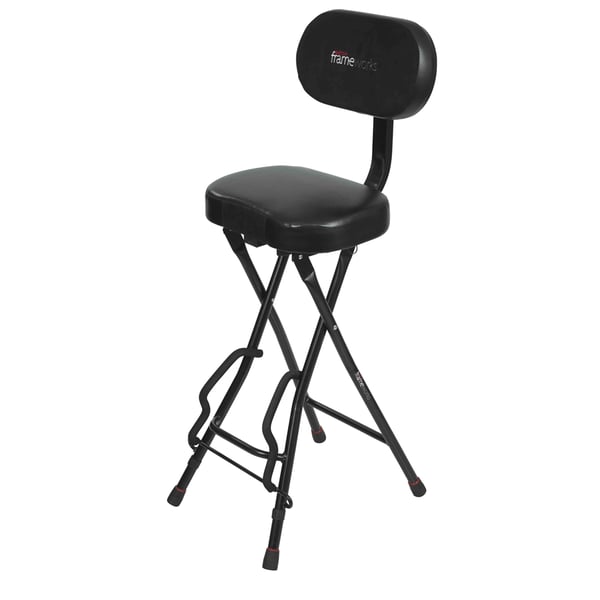 Gator Frameworks GFW-GTR-SEAT Sgabello con stand per chitarra<br>