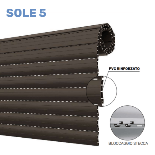 Tapparelle Pvc Rinforzato 5.0 kg 13x55