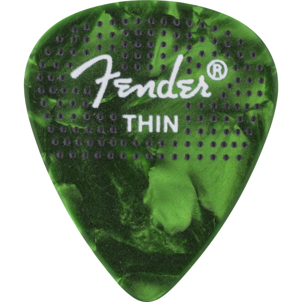 Plettri Fender 351 Dotted Celluloid Picks, 12-Pack, Thin 1980200100
