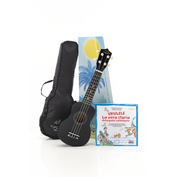 SOUNDSATION Ukulele MAUI SUNNY con borsa e libro educativo CURCI per bambini