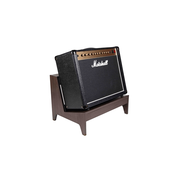Gator Frameworks GFW-ELITEGTRAMPLG-BRN Stand per amplificatore combo Large in finitura Dark Walnut Brown<br>