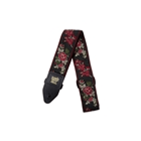 Ernie Ball Tracolla Red Rose Jacquard