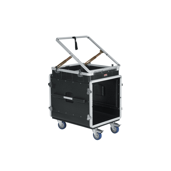 Gator Cases GRC-12X10 PU Rack audio 12U top, 10U laterale