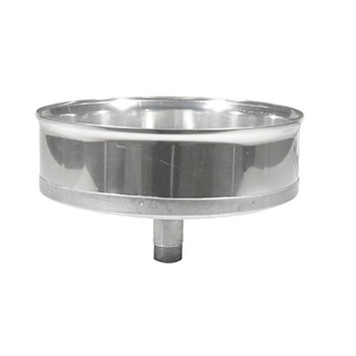 DK Tappo chiusura acciaio 316l con spurgo