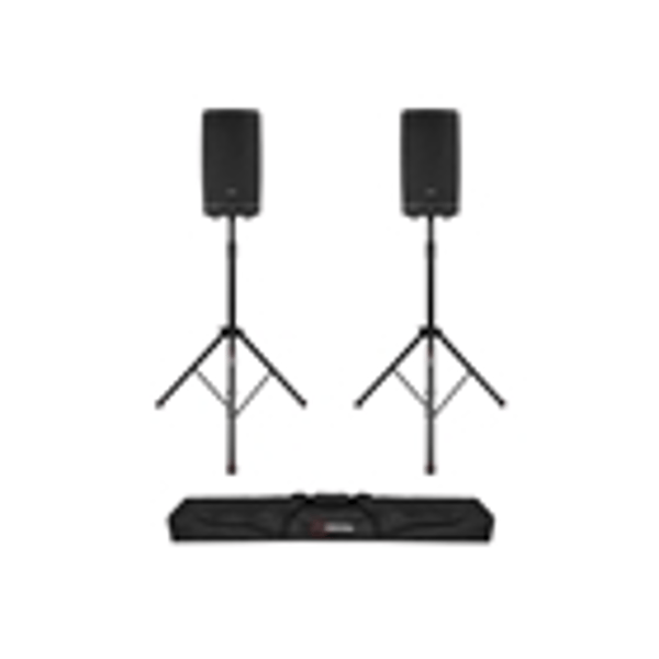 Gator Frameworks GFW-SPK-3000SET - Coppia di supporti per diffusori deluxe con borsa