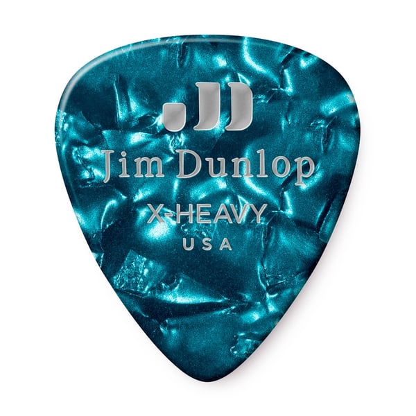 Dunlop 483R#11 Turquoise Perloid - X Heavy
