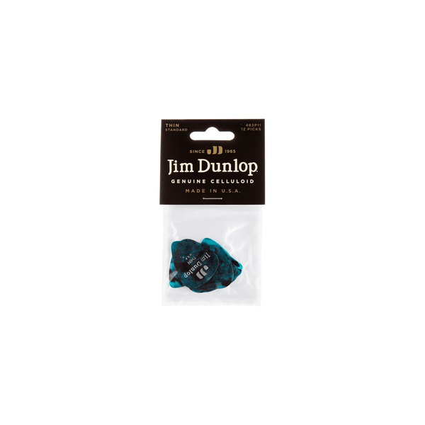 Dunlop 483P#11 Turquoise Perloid - Thin