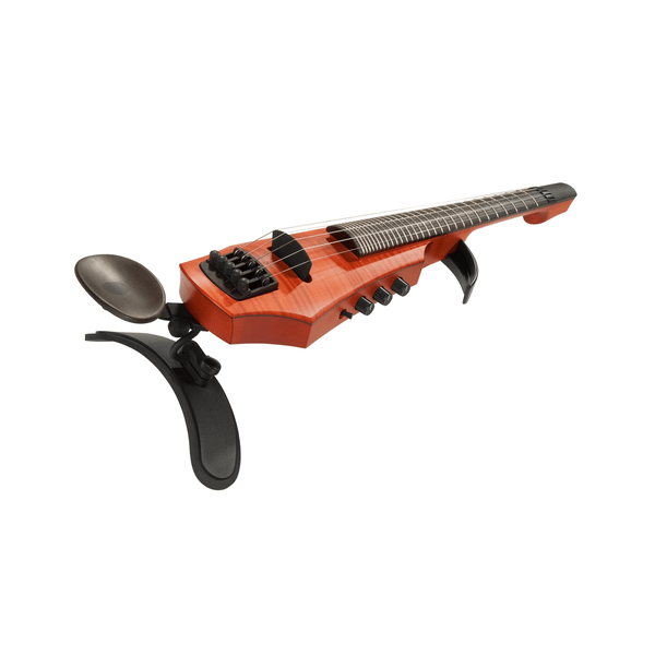 NS Design CR5 Fretted Electric Violin 5 Amber Stain