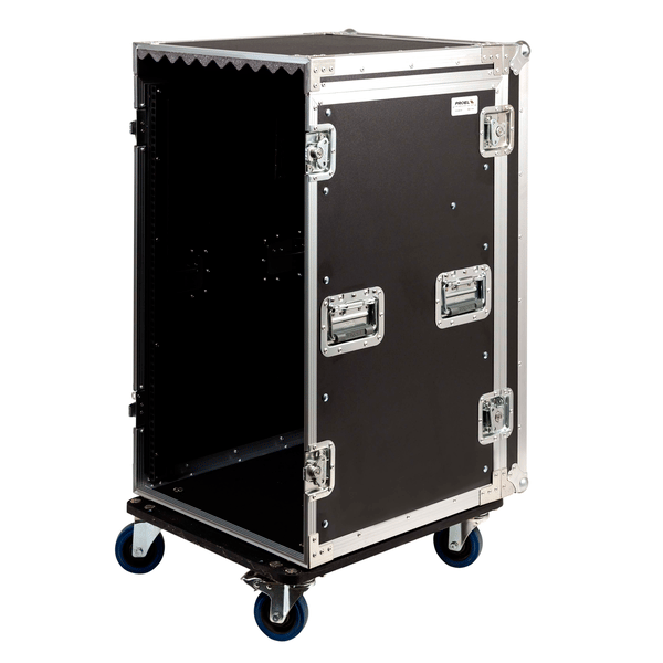 PROEL STAGE Custodia COMBO 19' 18U con portamixer 10U regolabile in altezza, profondità utile corpo 45 cm.