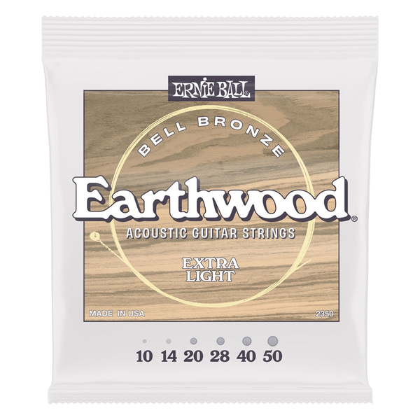 Ernie Ball 2350 Earthwood Bell Bronze Acoustic Extra Light 10-50