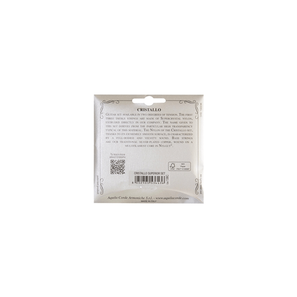 Aquila 138C CRISTALLO Guit Set S tens