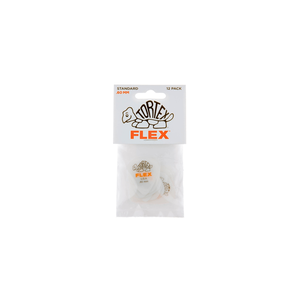 Dunlop 428P.60 Tortex Flex Standard .60 mm Pack/12