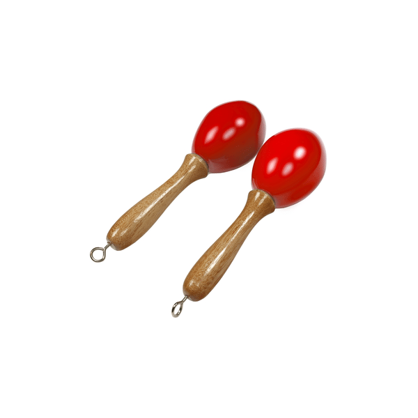 Tanga MARACAS-ROUGE-S Maracas piccole in legno - Rosse