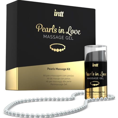 INTT MASSAGE &amp; ORAL SEX - PERLE INNAMORATE CON COLLANA DI PERLE E GEL DI SILICONE