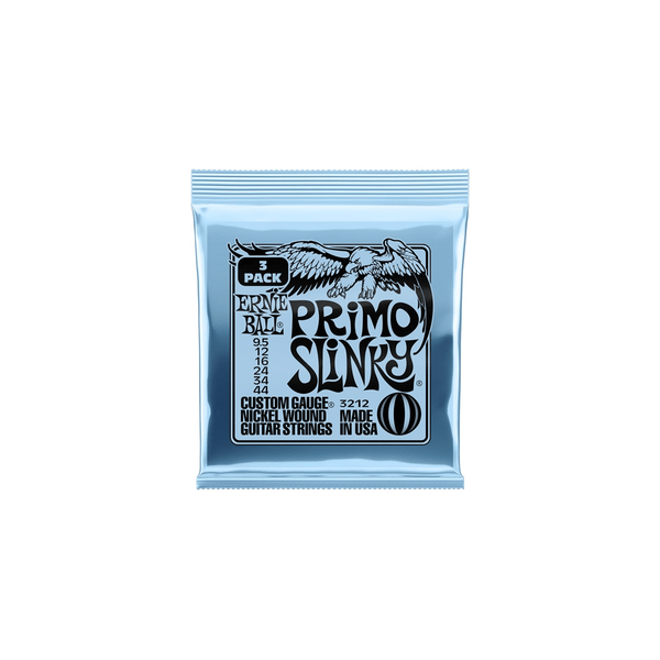 Ernie Ball 3212 Primo Slinky Nckl Wnd3 Pk 9.5 44