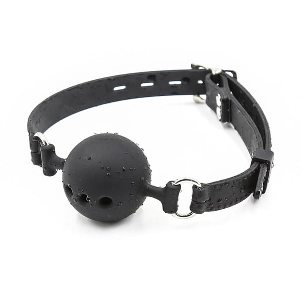 OHMAMA FETISH ATMUNGSAKTIVER SILIKON-BALLKnebel GRÖSSE L