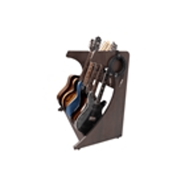 Gator Frameworks GFW-ELITEGTR5RK-BRN Rack per chitarre 5-7 posti in finitura noce scuro&lt;br&gt;