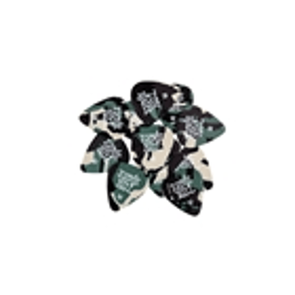 Ernie Ball Plettri Mimetici Medium Busta da 12