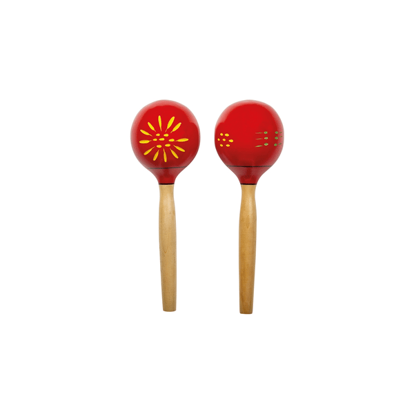 Eko Drums MAR 27 Maracas grandi in legno Rosso